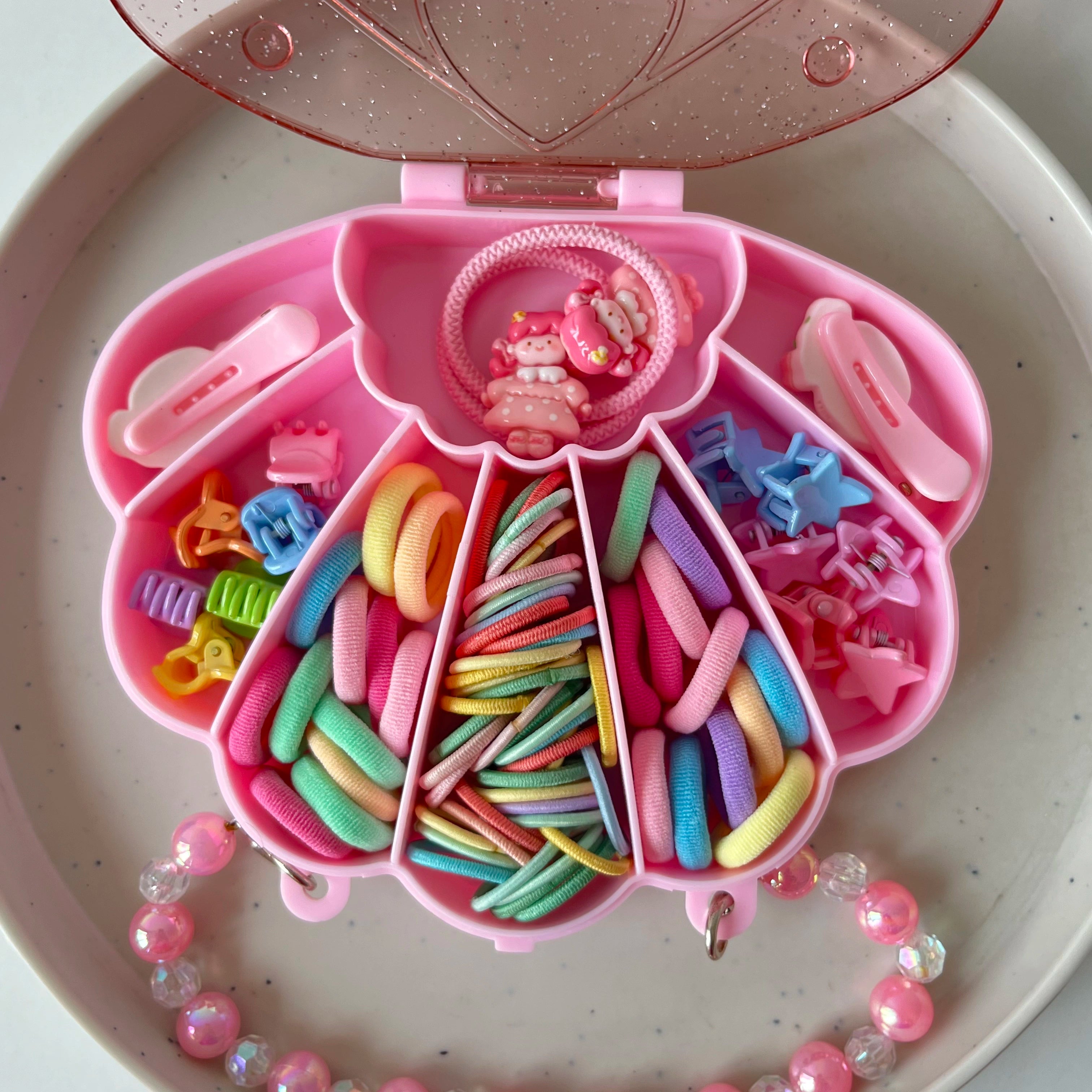 Princess Shell Hair Accessories Kit – Pink